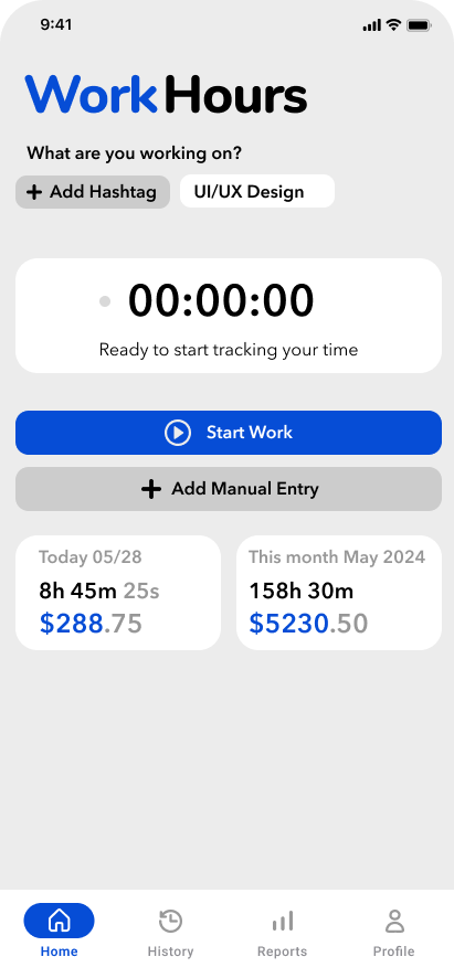 Média Travail de travail - Suivez votre temps, les heures de travail 1