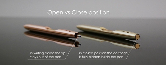 ManualPen: Single piece of metal turned into everlasting pen gallery image