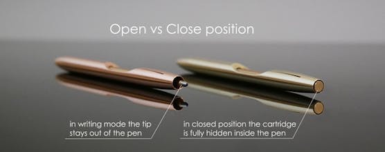 ManualPen: Single piece of metal turned into everlasting pen gallery image