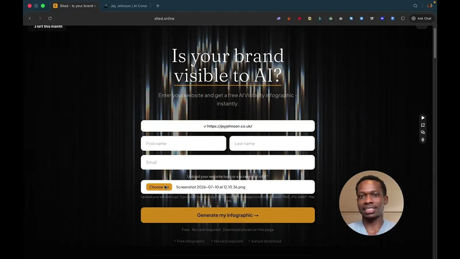 Sited screenshot 1 (video preview)