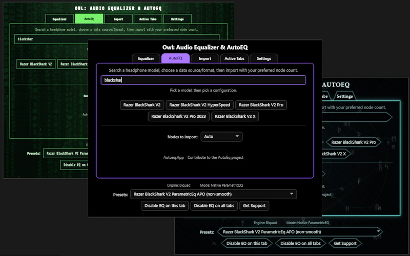 Owl: Chrome Music Equalizer screenshot 4