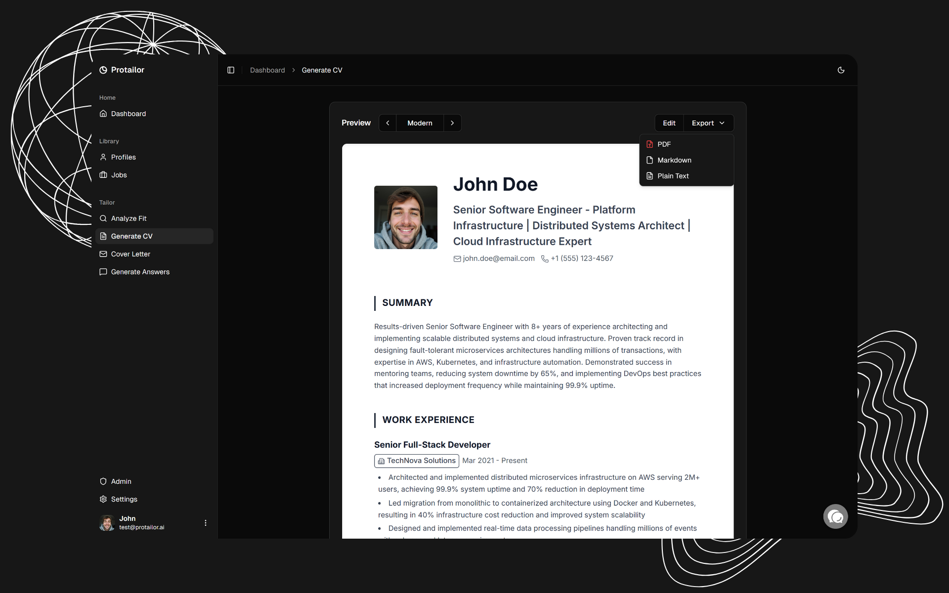 Protailor gallery image