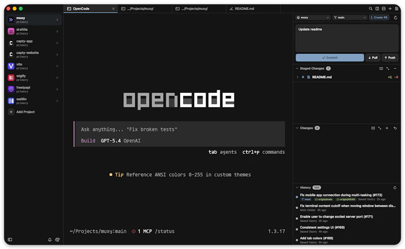 Muxy screenshot 1