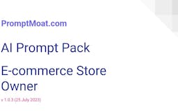 Free E-Commerce AI Prompt Pack media 1