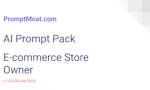 Free E-Commerce AI Prompt Pack image
