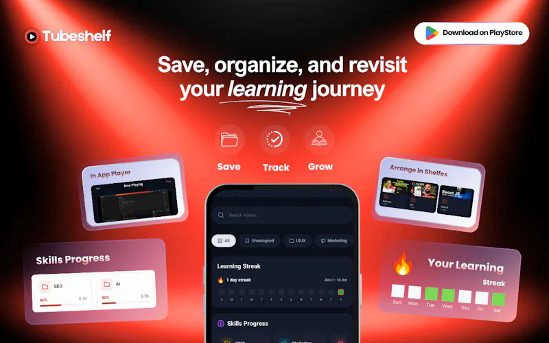 TubeShelf screenshot 2