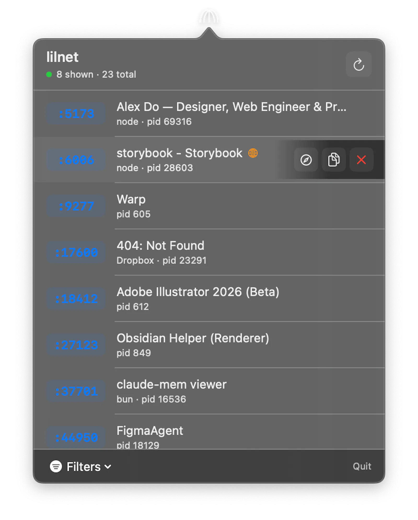 Lilnet, your little network at-a-glance. screenshot 2