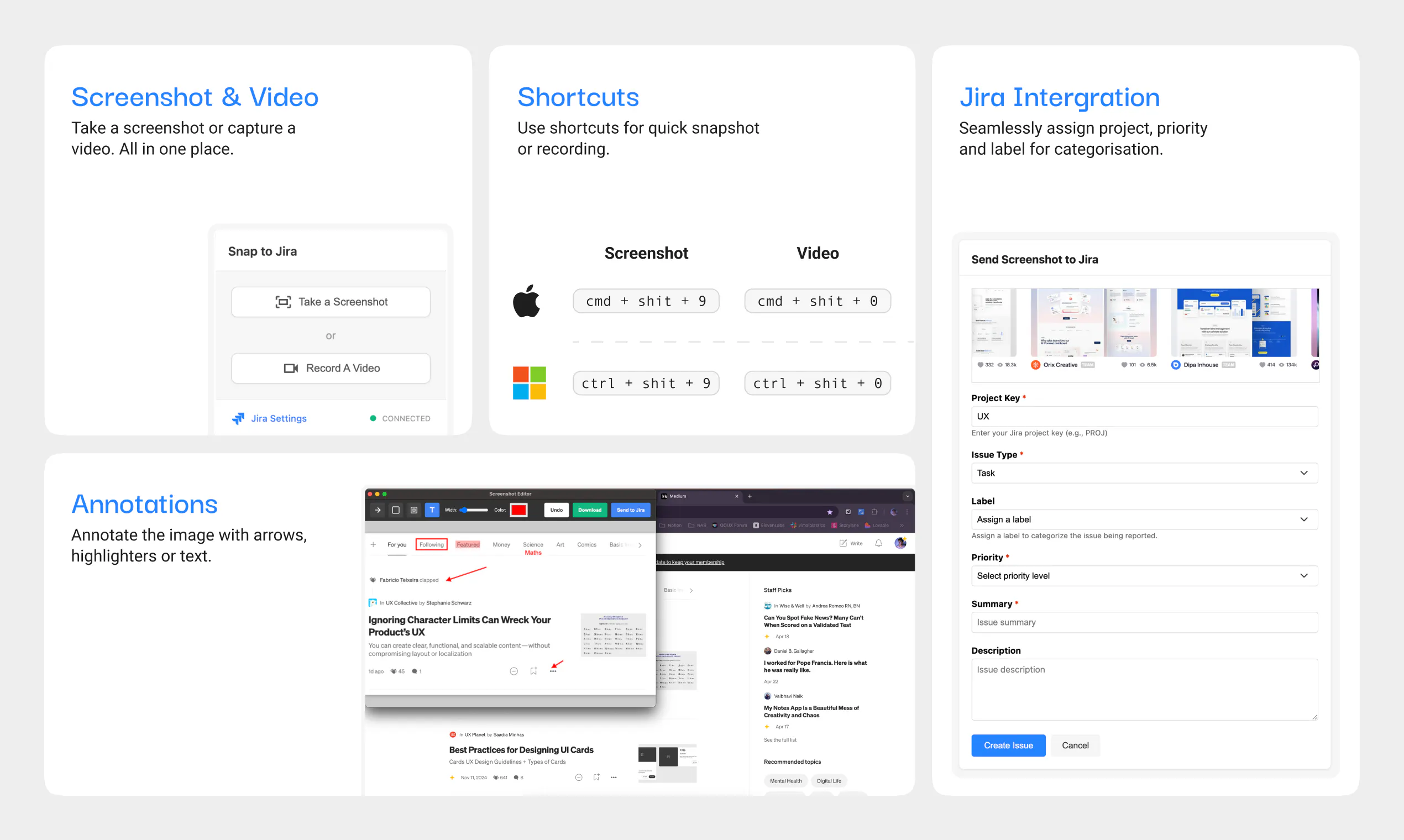 SnapToJira gallery image
