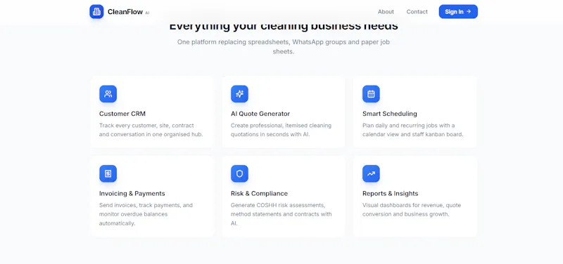 Clean flow screenshot 3