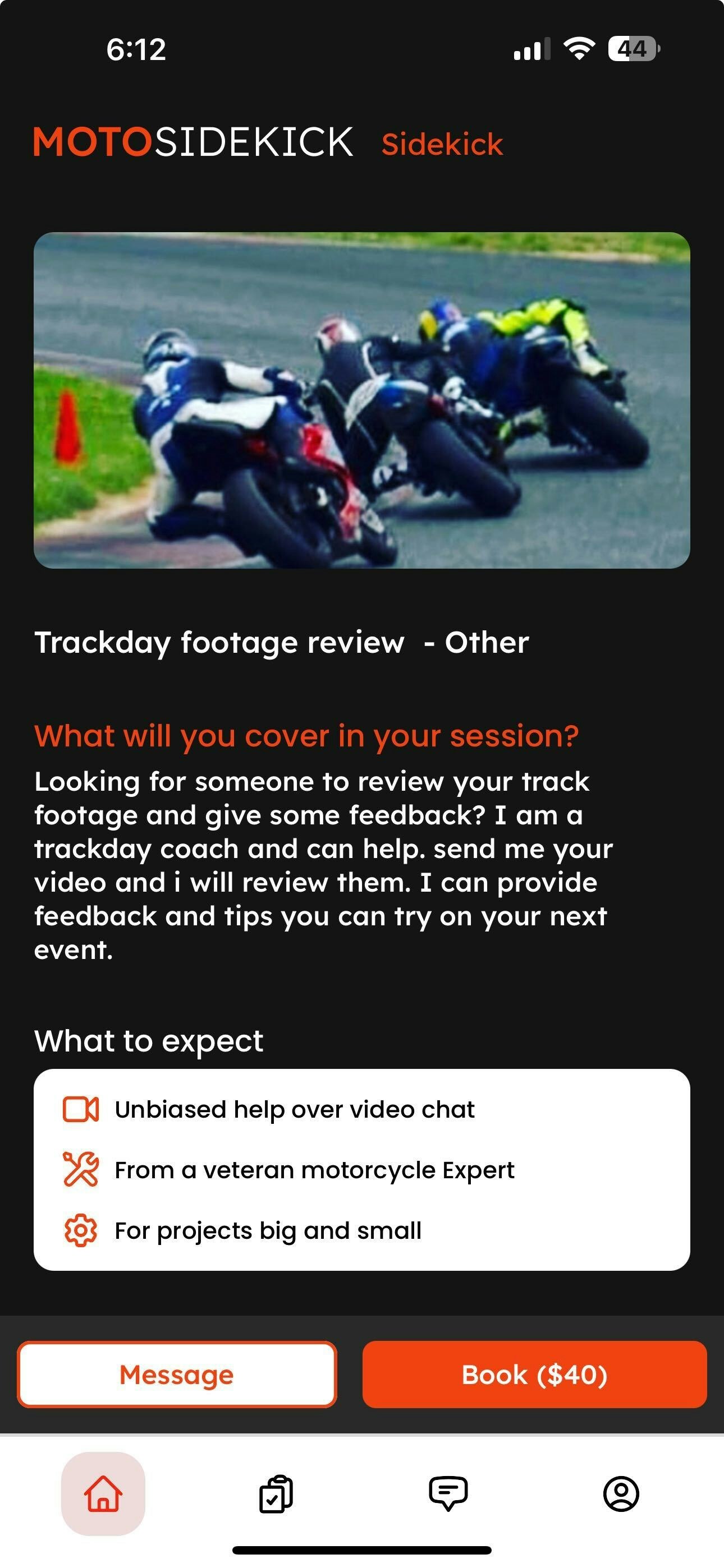 Motosidekick - Moto骑手的UPWOOK媒体3