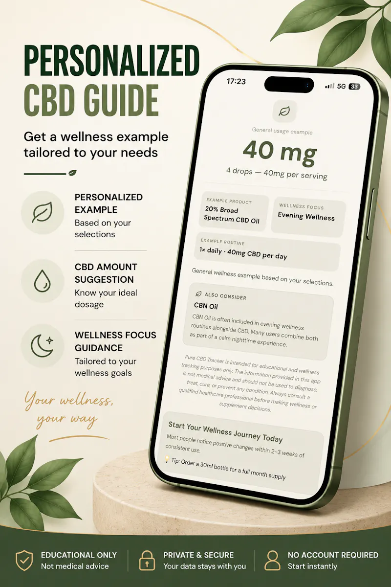 PureCBD4U CBD Tracker App screenshot 2