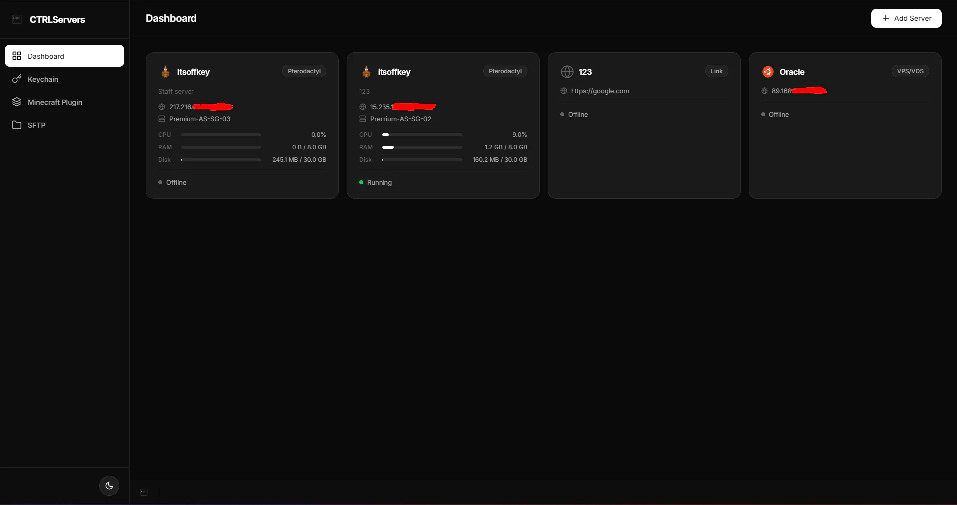 CTRLServers gallery image