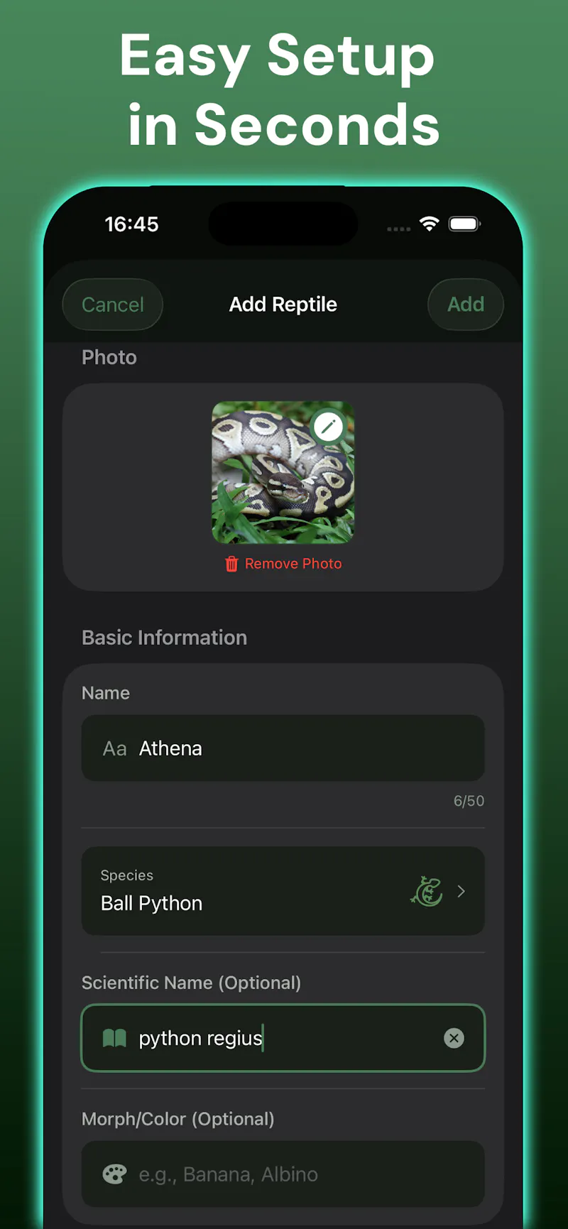 Exotic Reptile Care screenshot 5