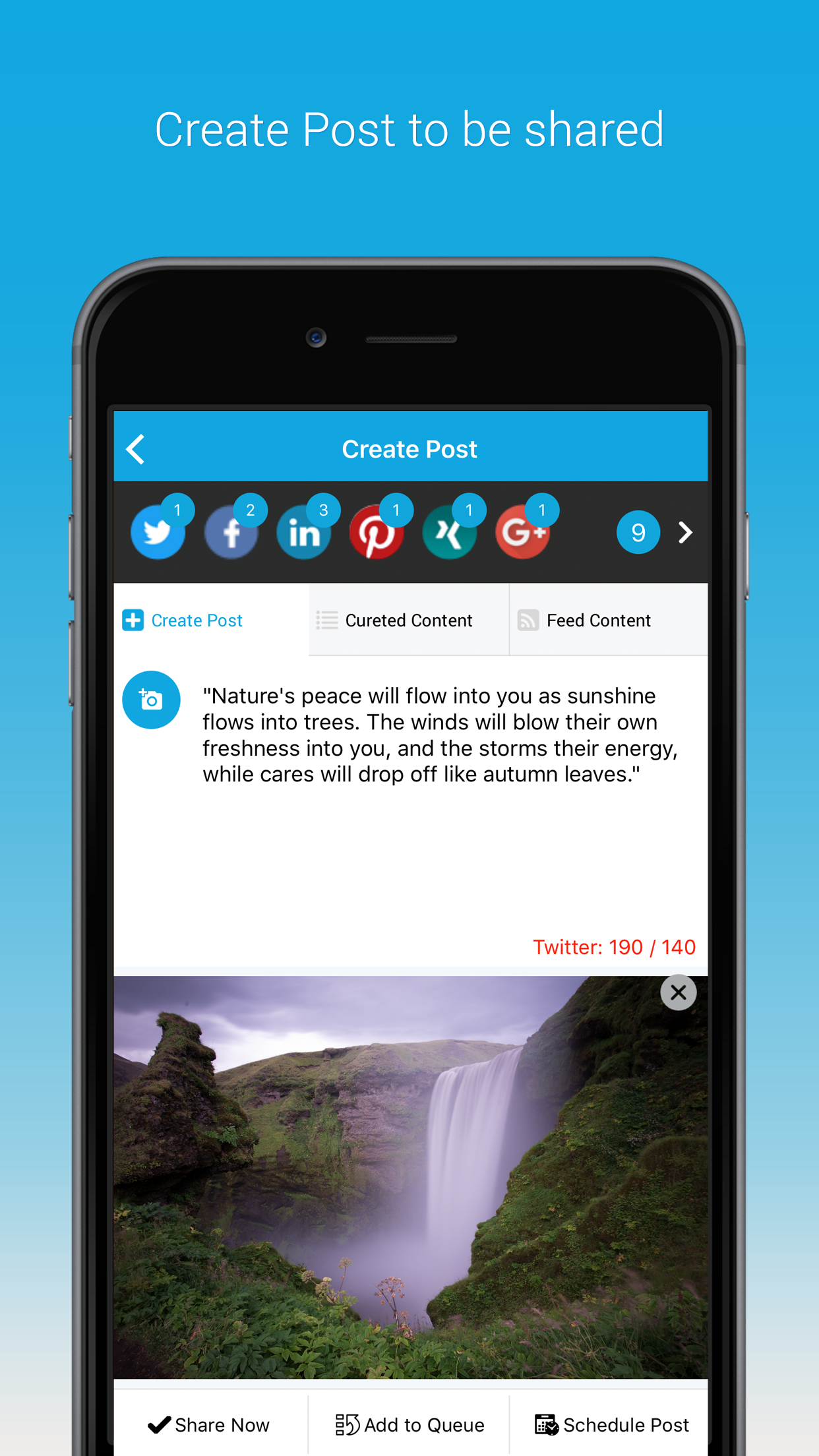 SocialPilot iOS App gallery image