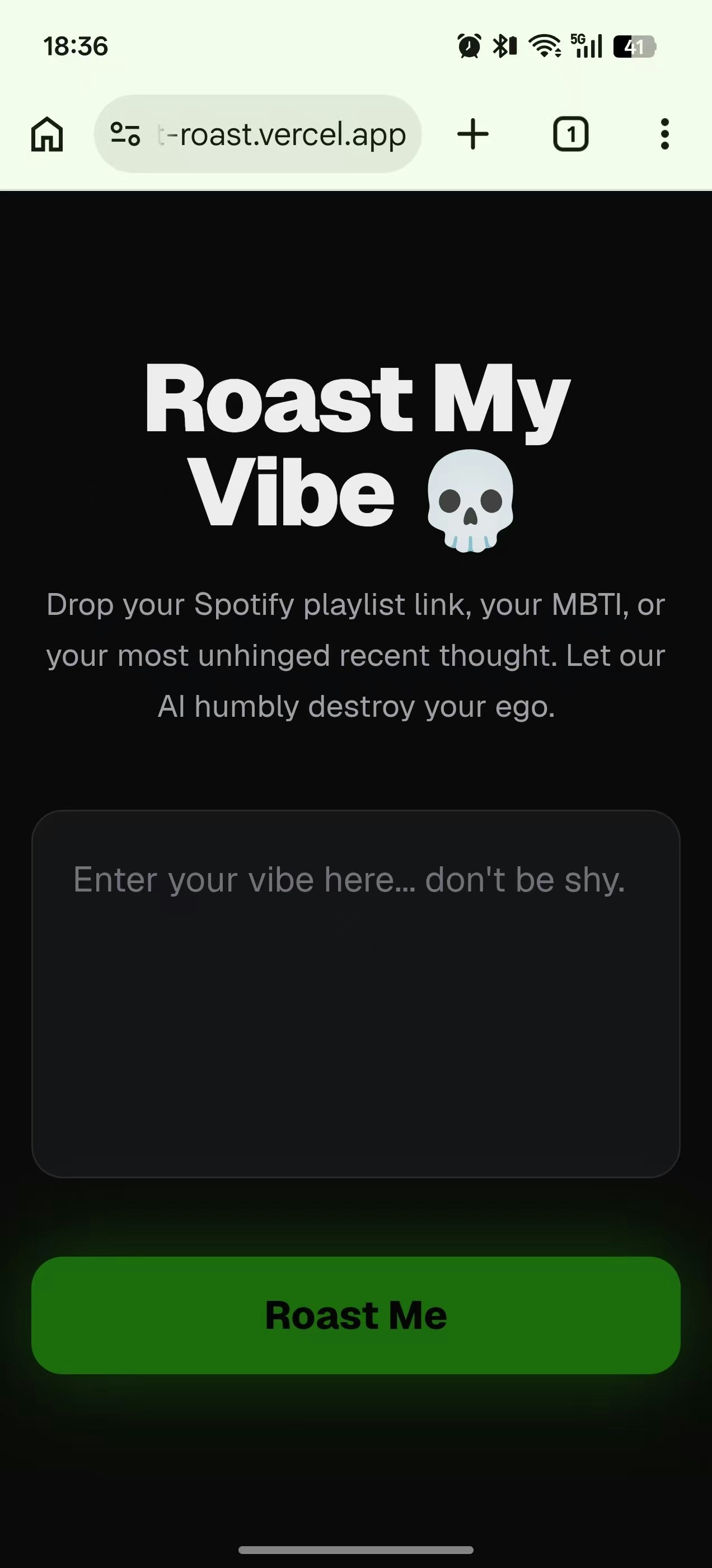 Roast My Vibe gallery image