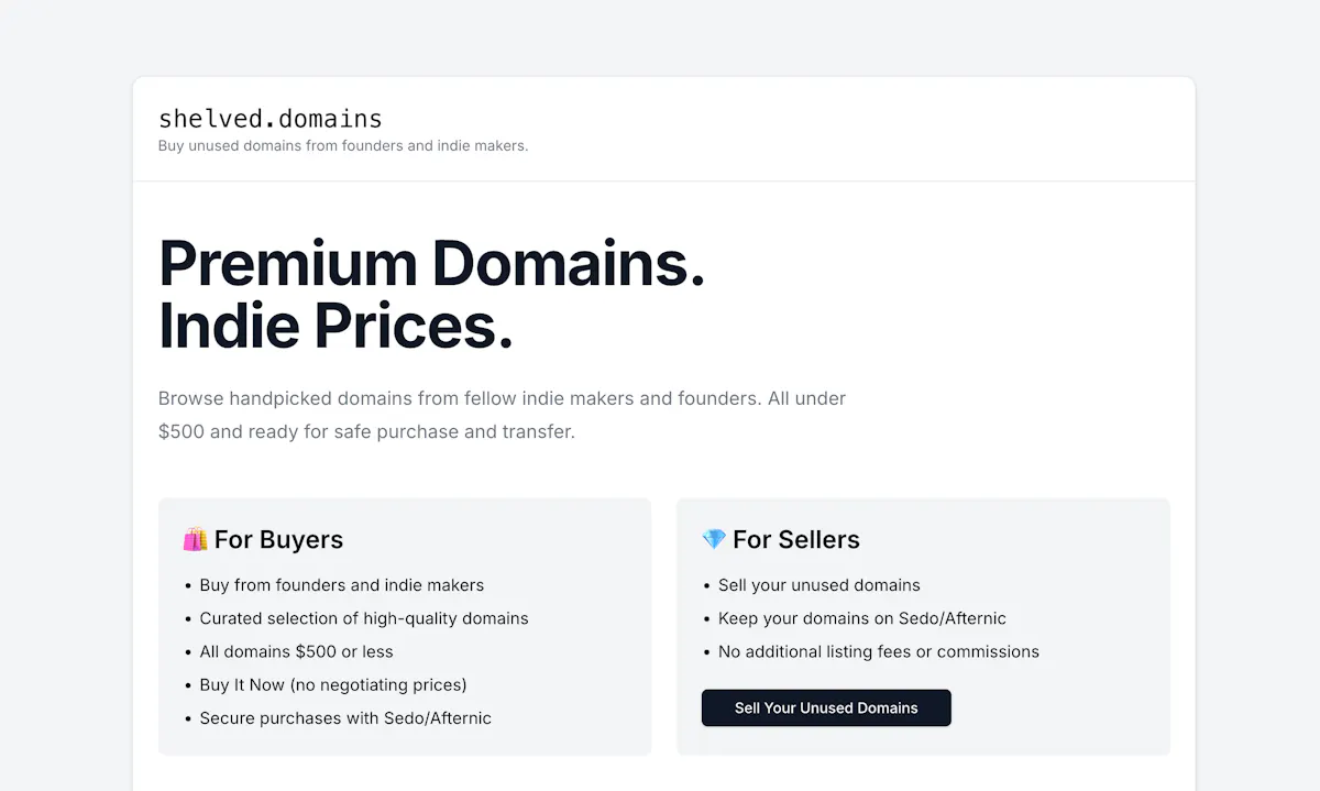 shelved.domains