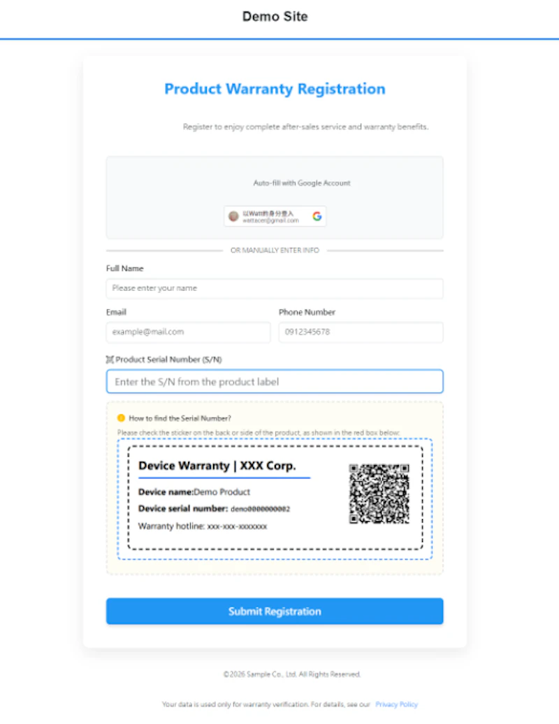 SmartWarranty screenshot 2