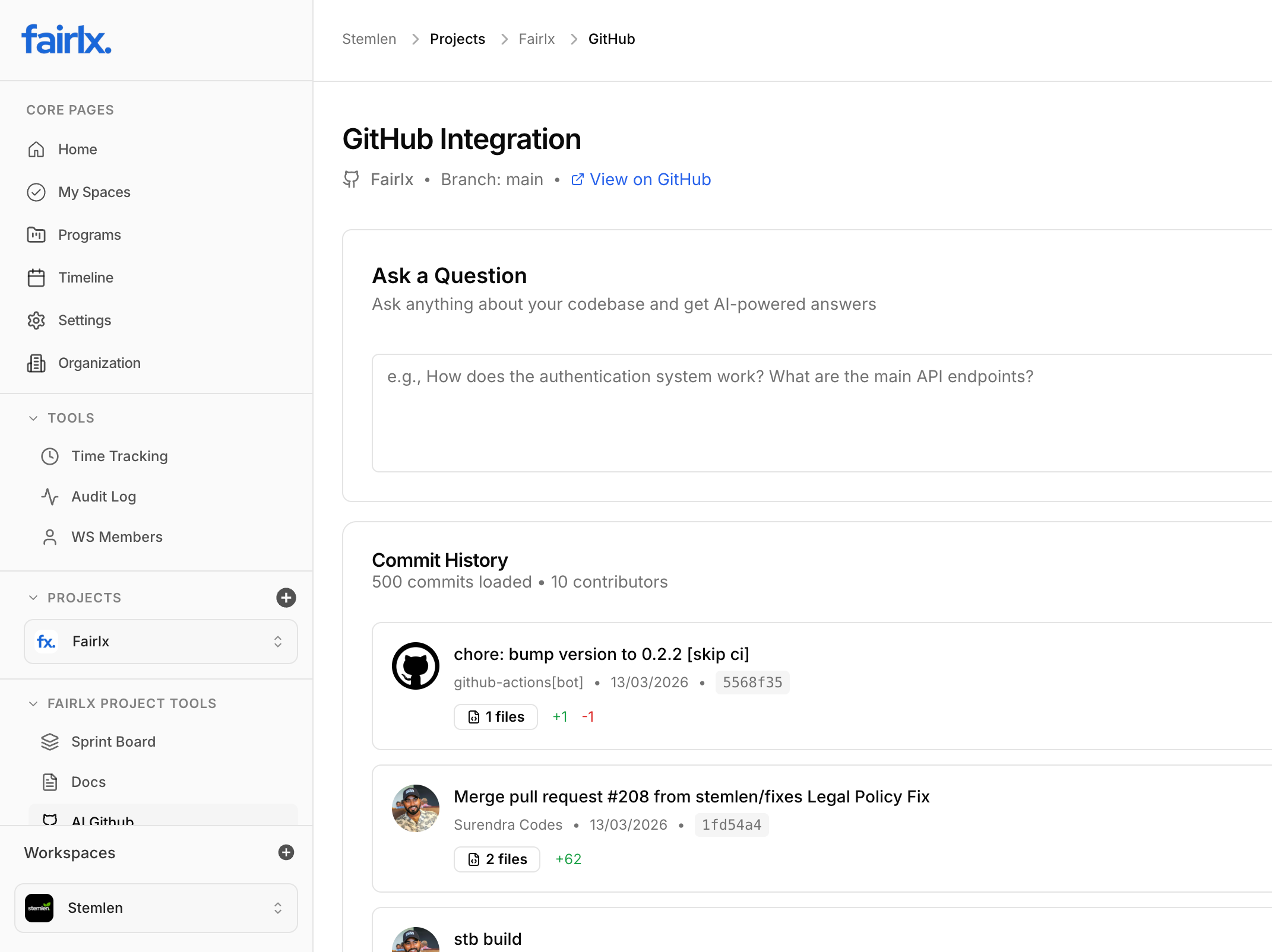 Fairlx • Open Source AI-Powered PM Tool gallery image