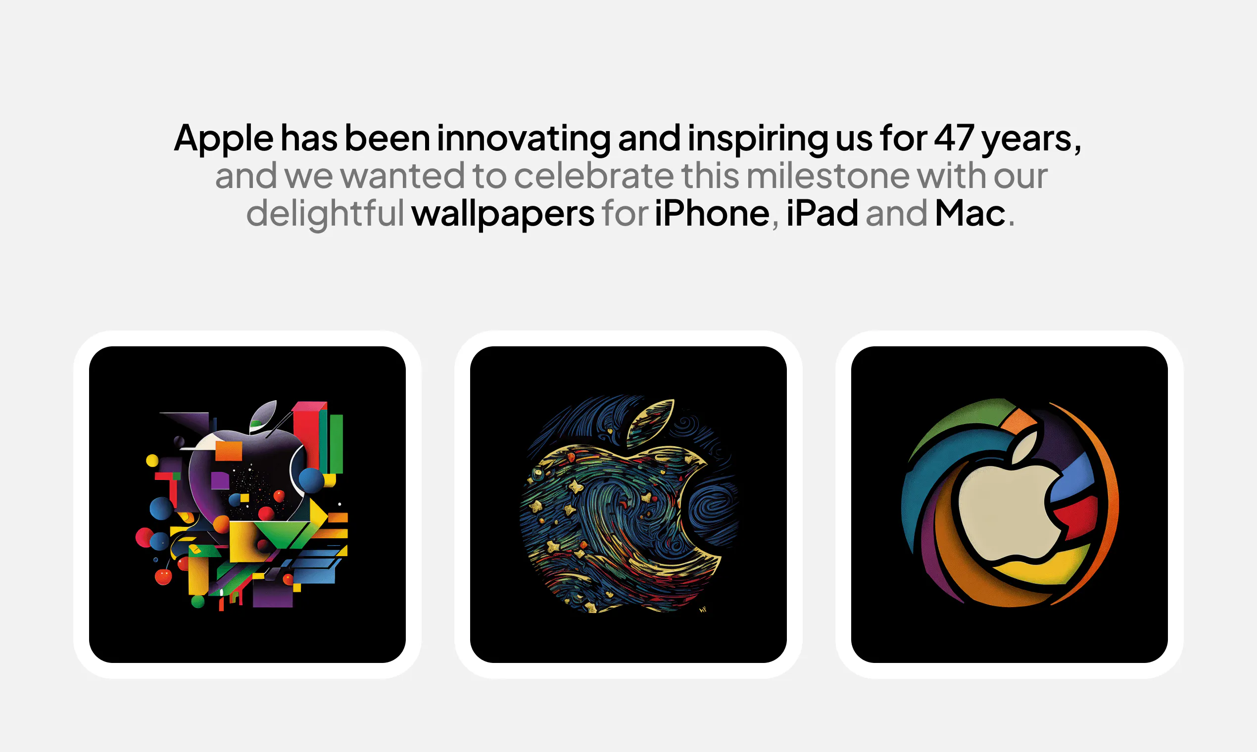 Happy birthday, Apple! gallery image