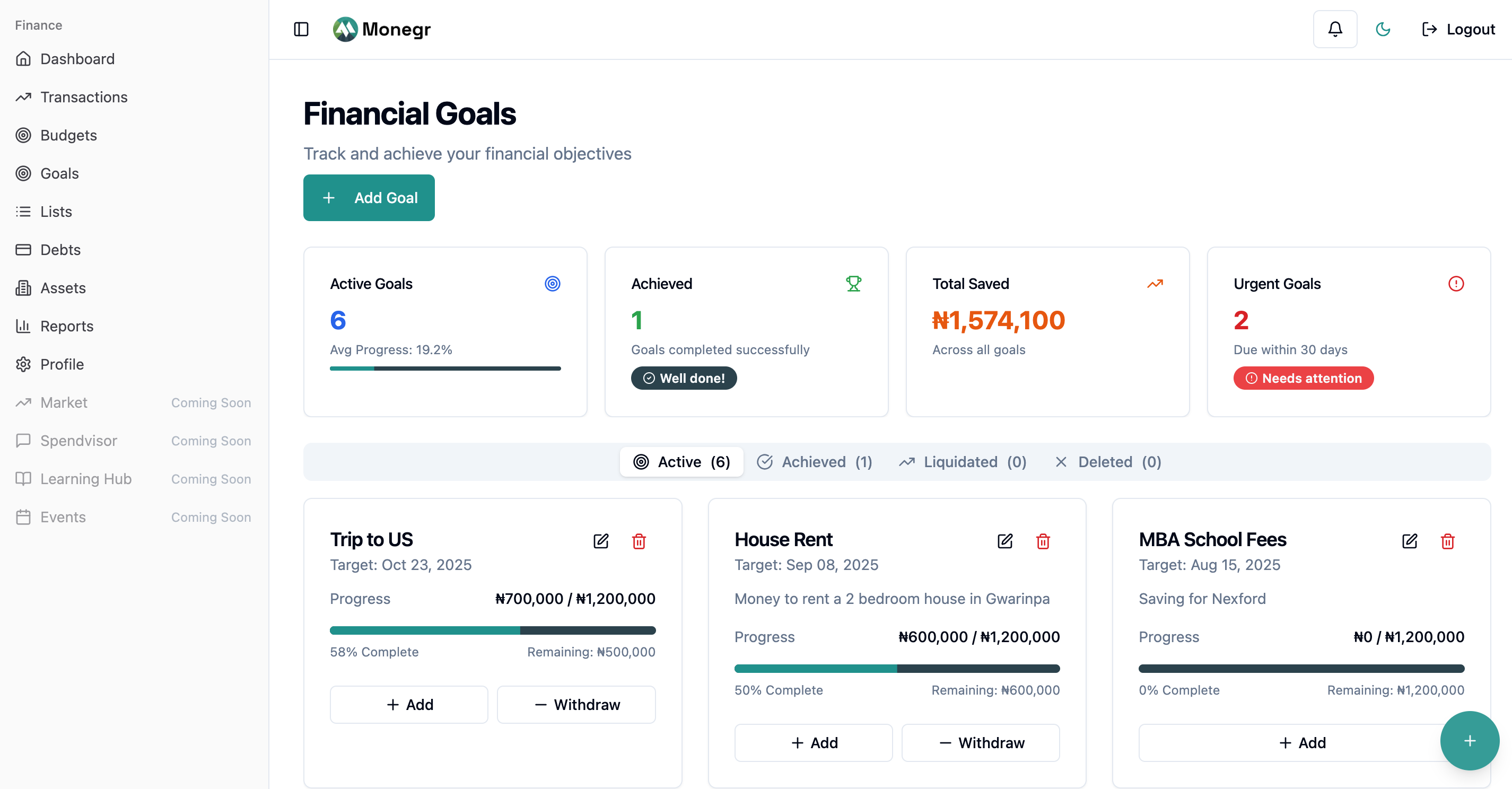 Média Application monegr - Toute votre vie financière 4