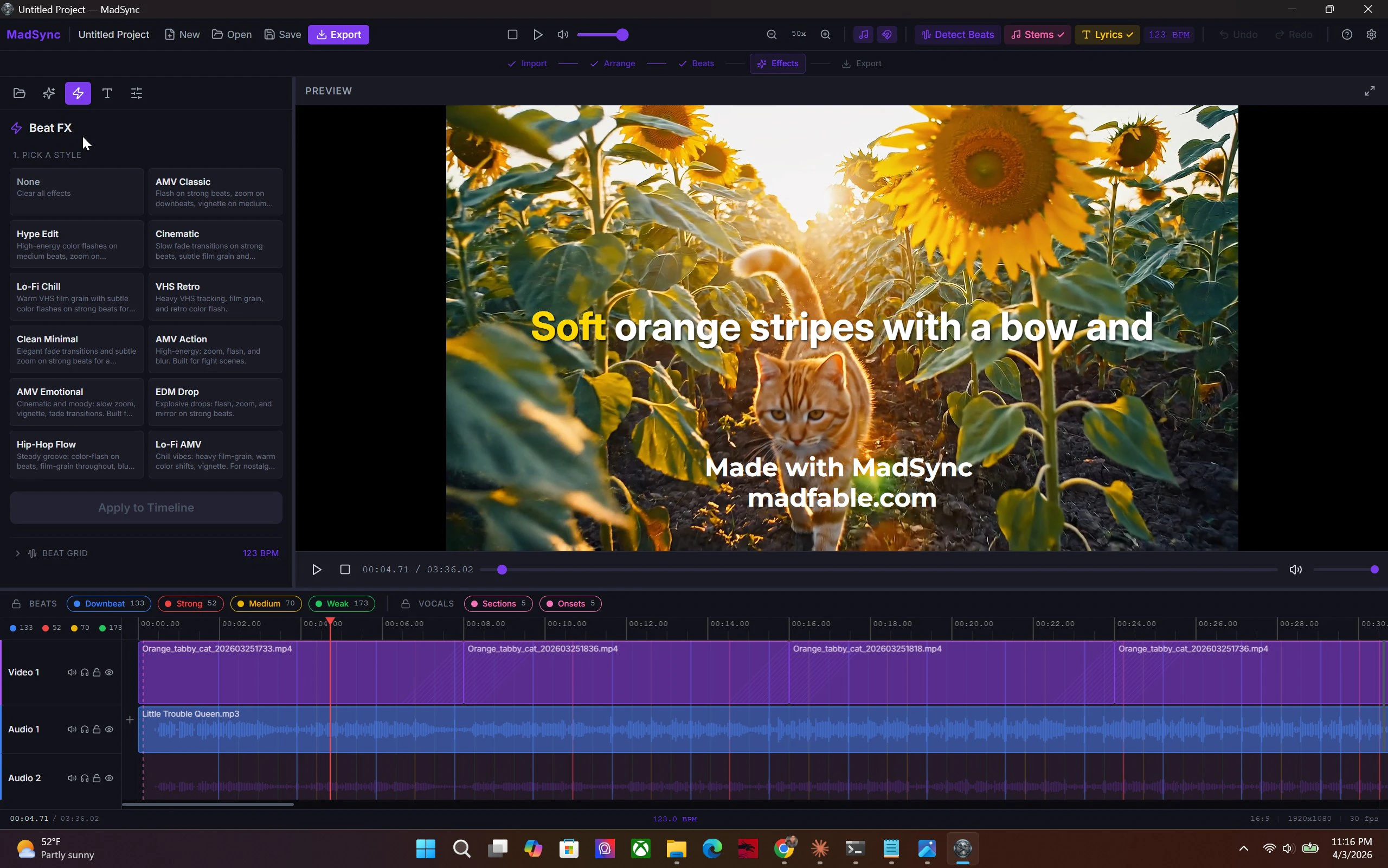 MadSync - Music Video Editor logo