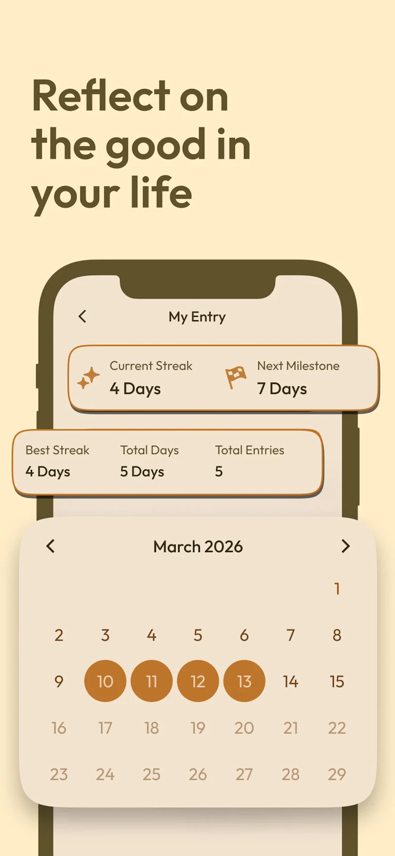 Grateful Panda: Gratitude App screenshot 2