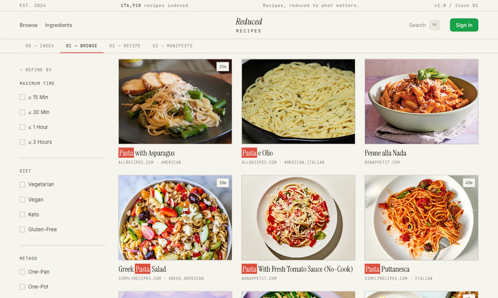 Reduced Recipes — Recipes, reduced. screenshot 8