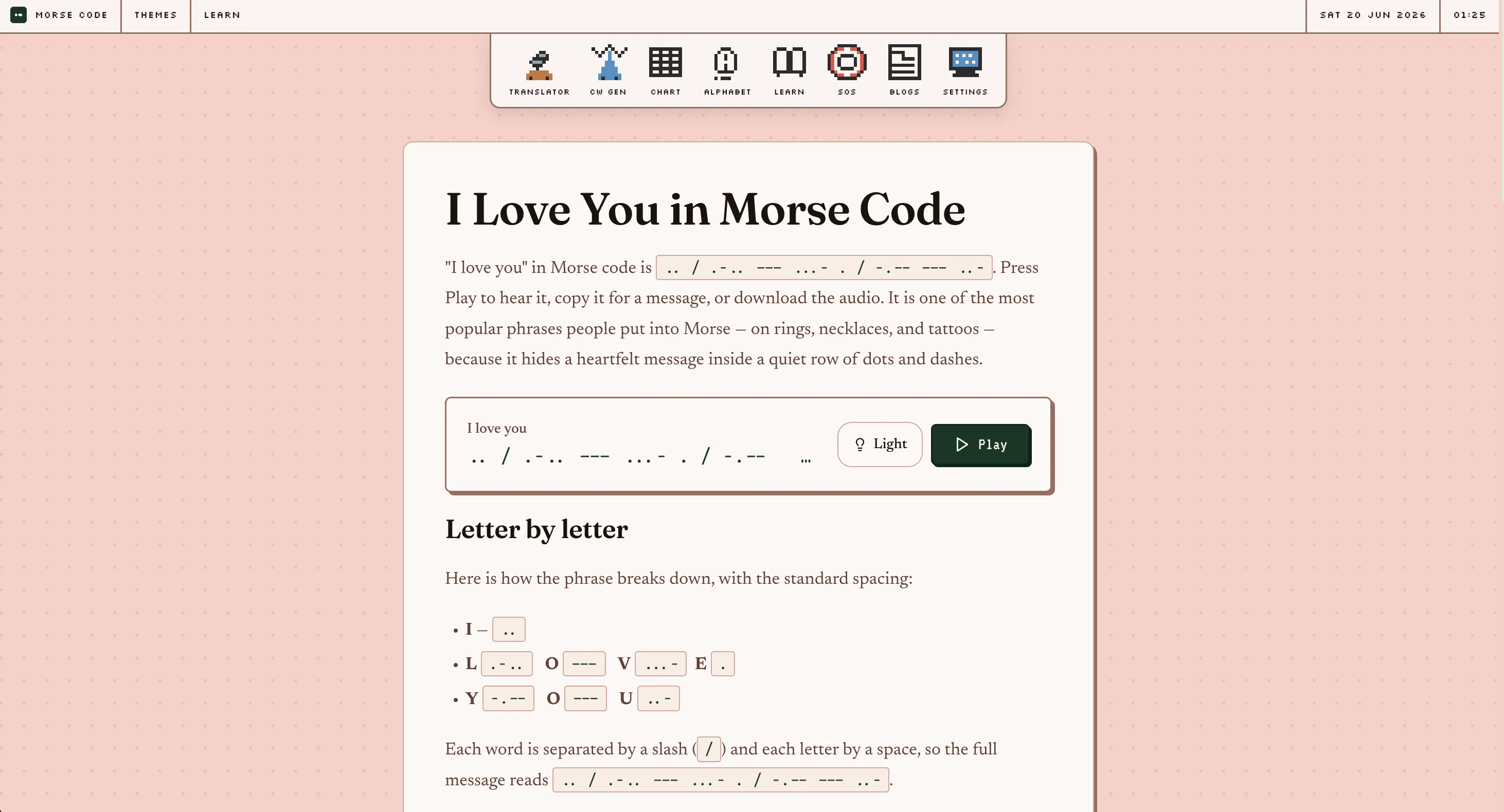 Morse Code Audio gallery image