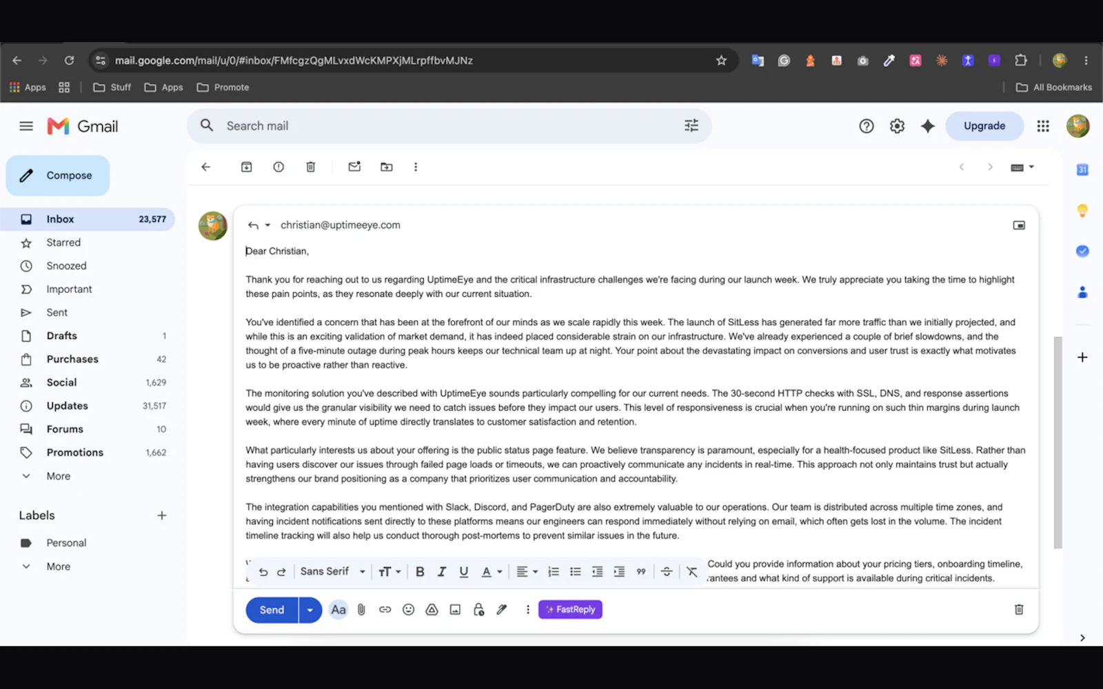 FastReply AI for Gmail screenshot 6