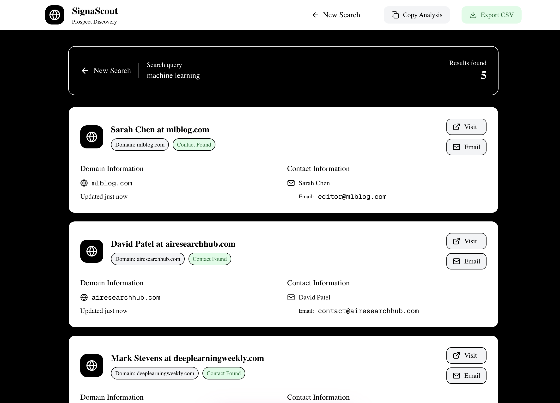 SignaScout gallery image