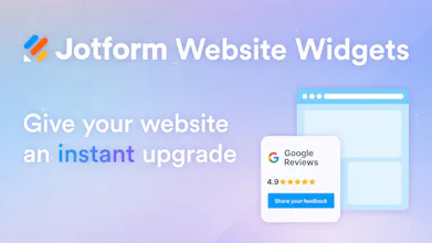 Jotform Website Widgets gallery image