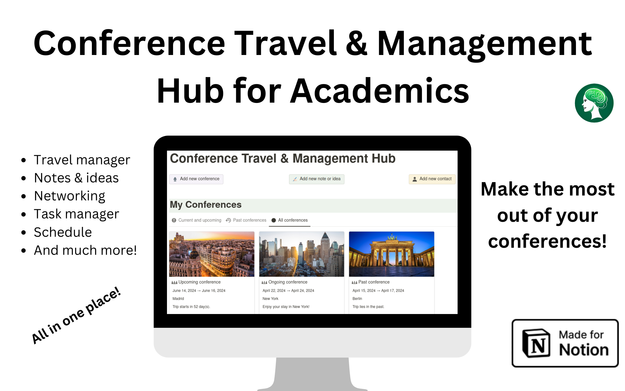 Konferenzreisen und Management Hub media 2
