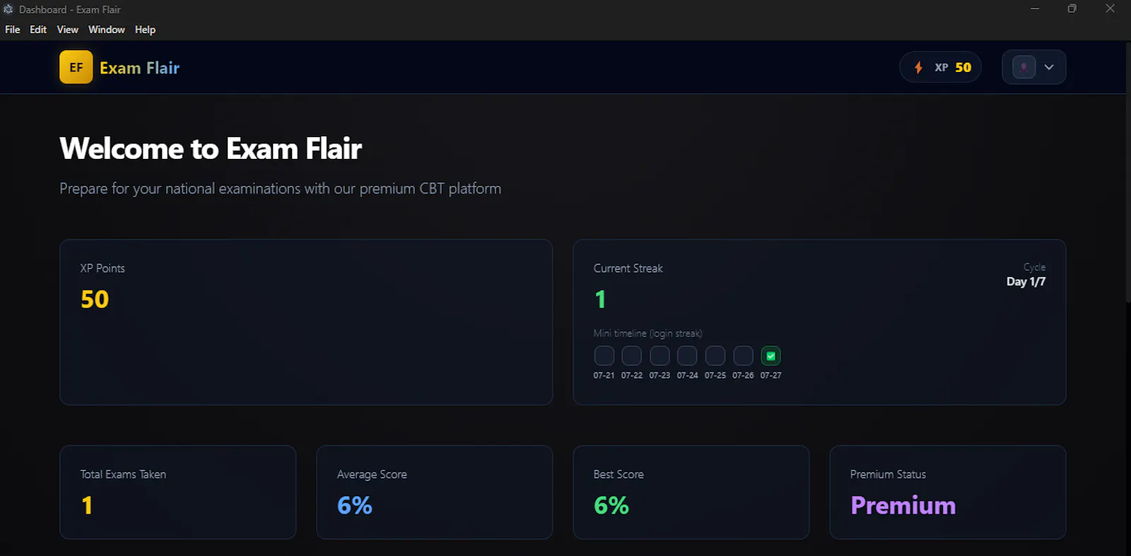 ExamFlair screenshot 1