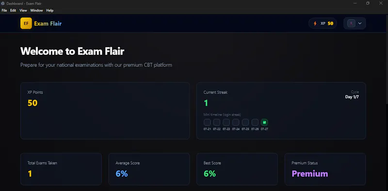 ExamFlair screenshot 1