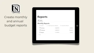 Notion Budget and Subscription Tracker gallery image