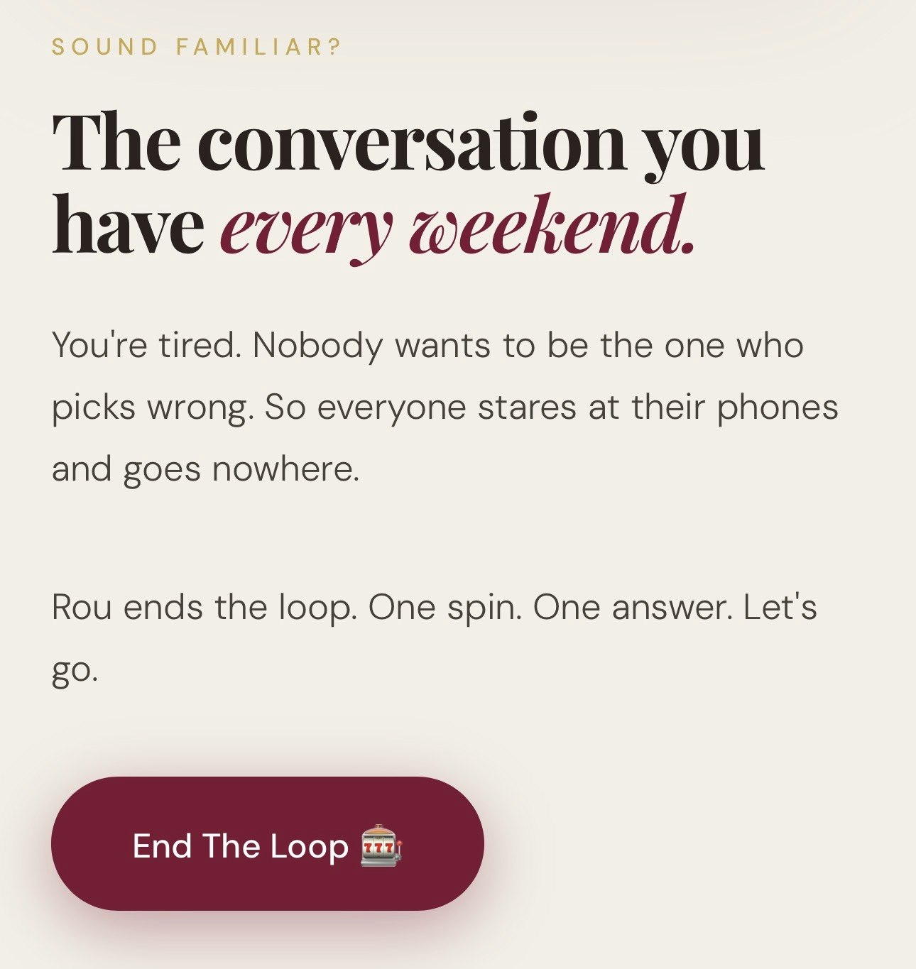 Rou — Your Night. Decided. gallery image