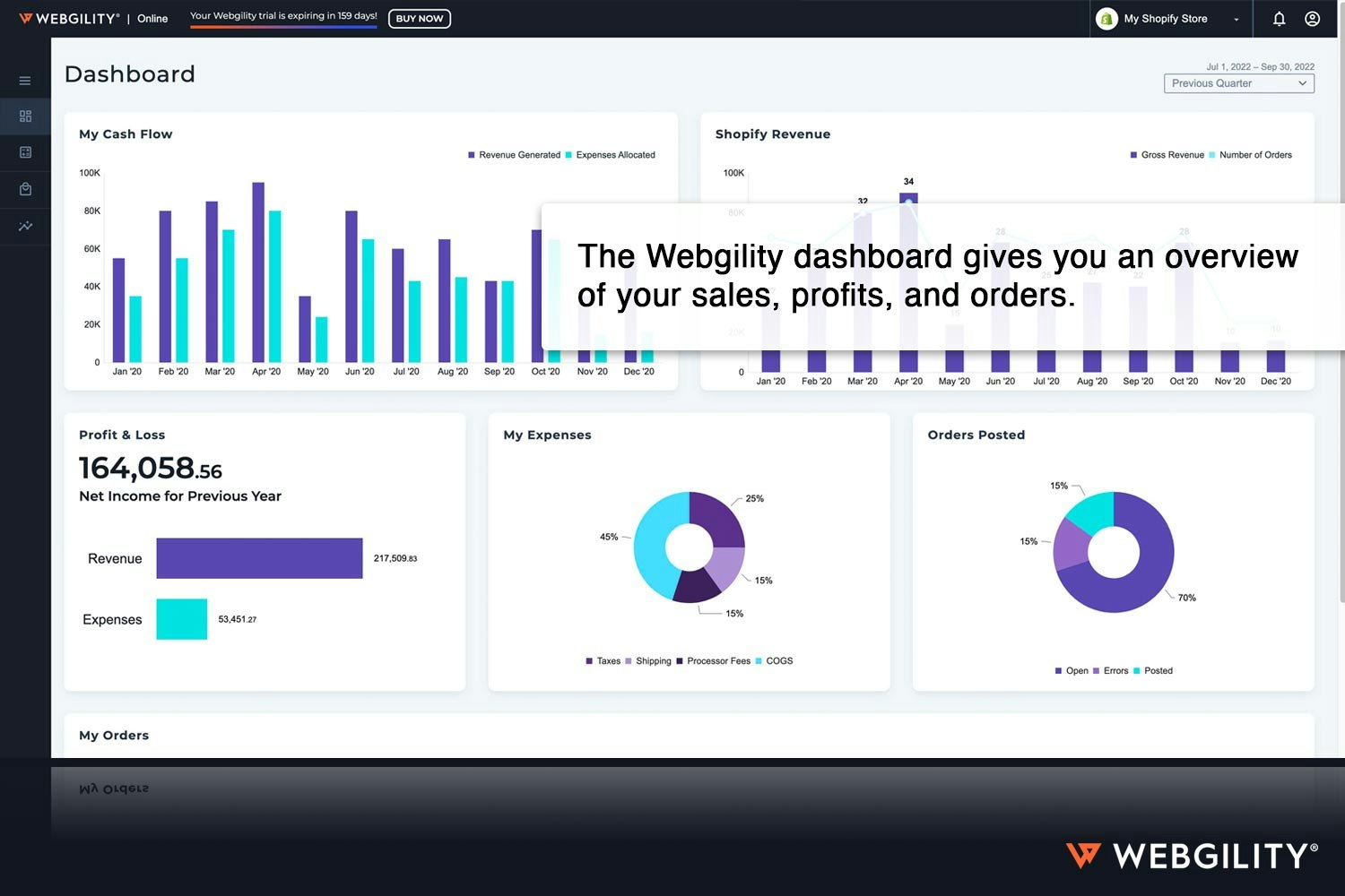 وسائط WebGility لـ QuickBooks 2