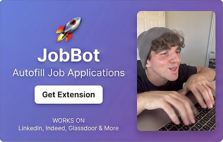 JoBot - Job Autofill & Tracker gallery image