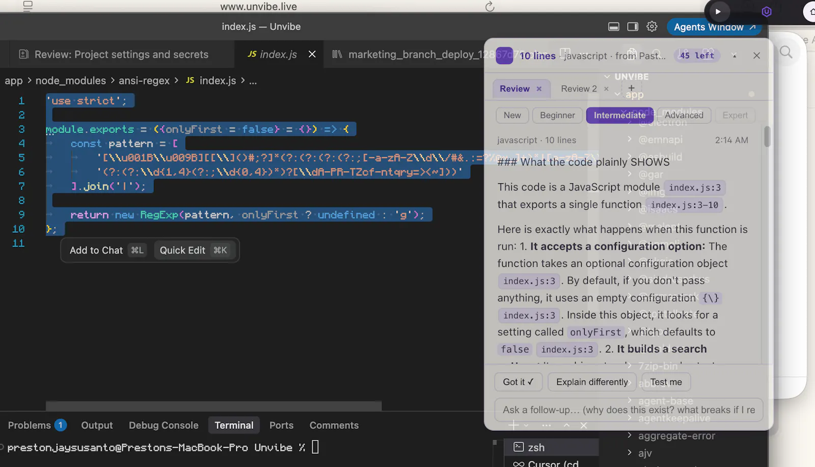 Unvibe screenshot 12