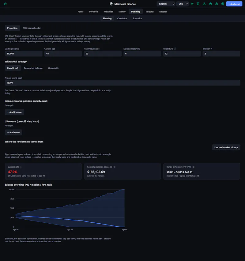 Manticore Finance screenshot 8