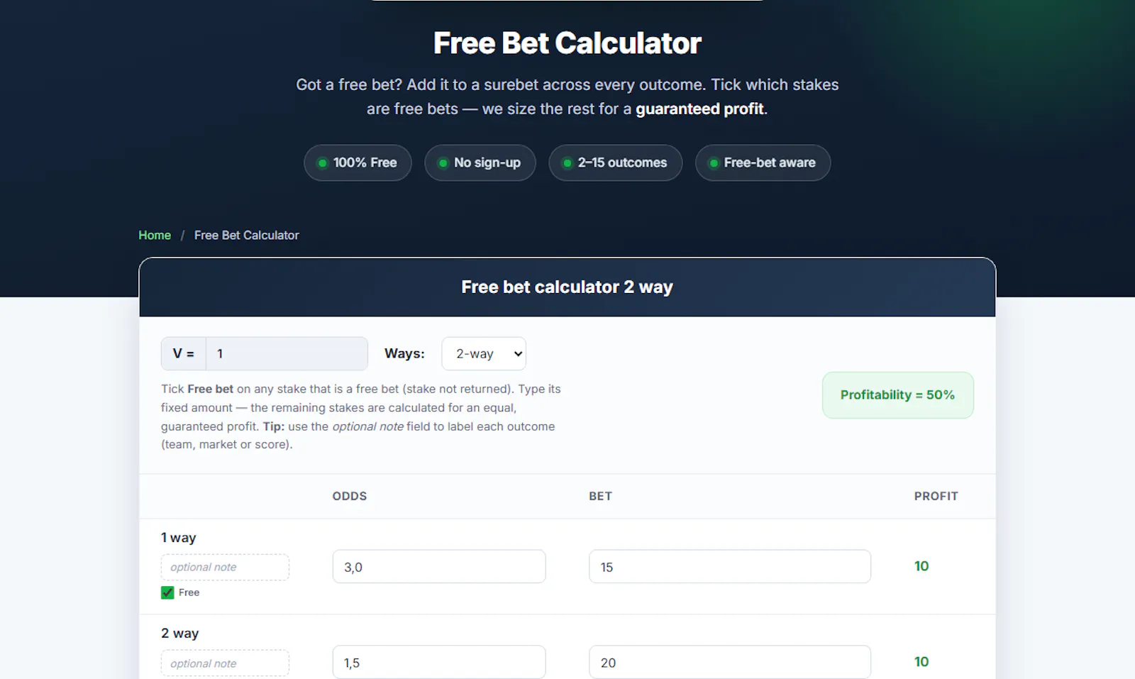 BetArbi screenshot 2