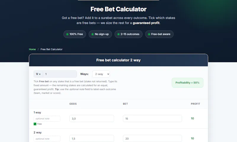 BetArbi screenshot 2
