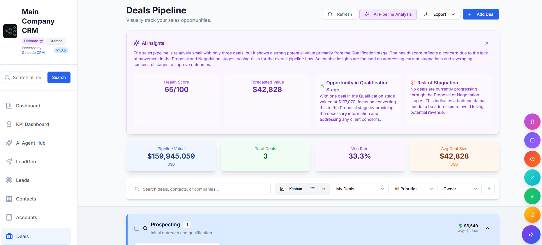 Galcode AI CRM gallery image