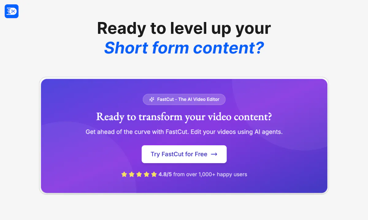 FastCut AI