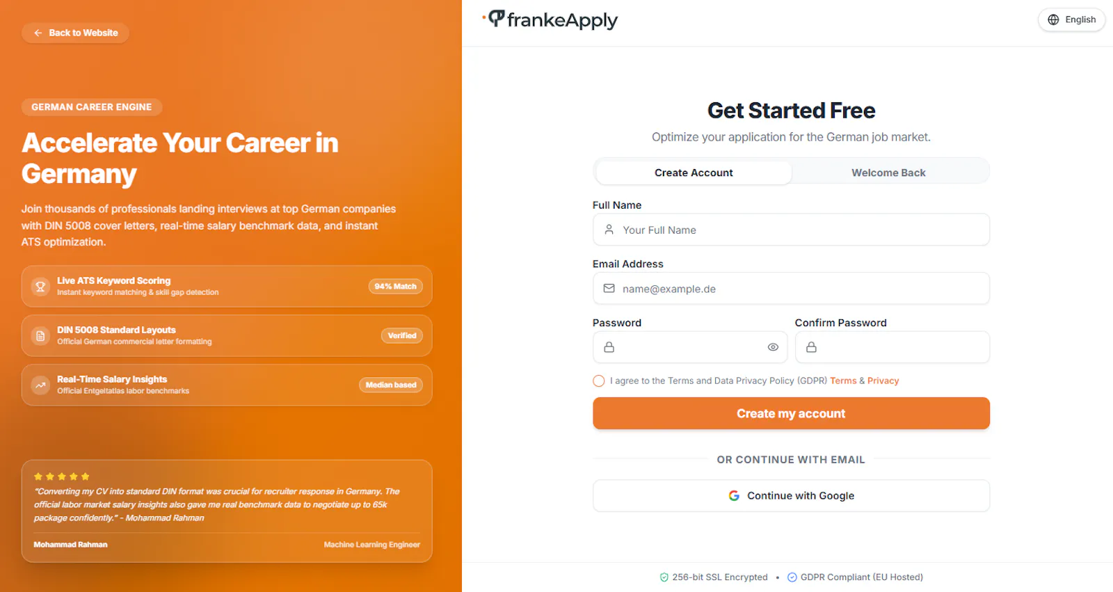 frankeApply screenshot 1