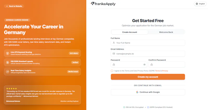 frankeApply screenshot 1