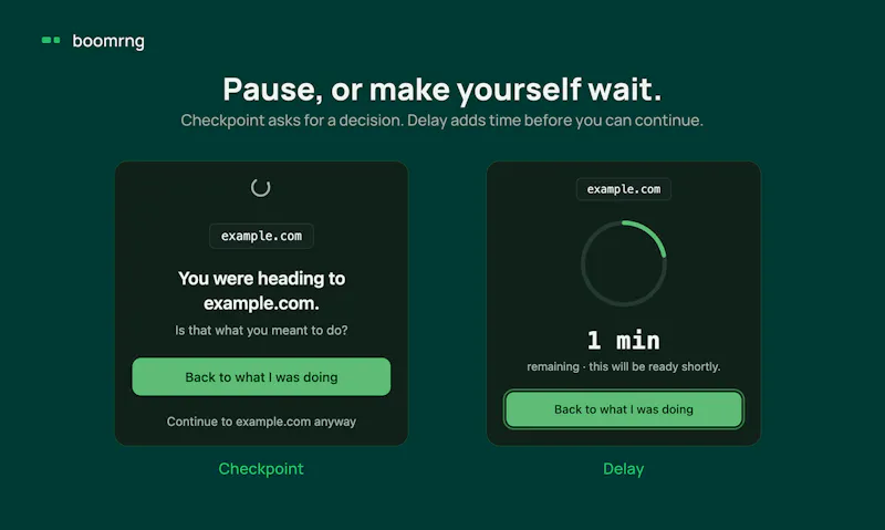 boomrng — intentional browsing screenshot 3