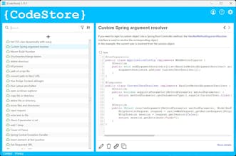 {CodeStore} gallery image