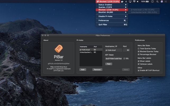 PiBar for macOS gallery image
