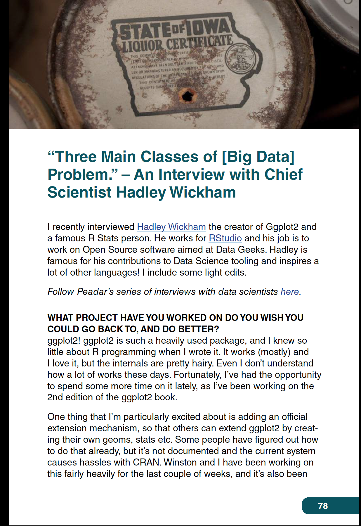 Interviews with Data Scientists: A discussion of the industry gallery image